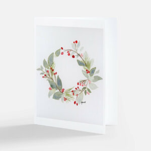 Christmas Wreath Notecard