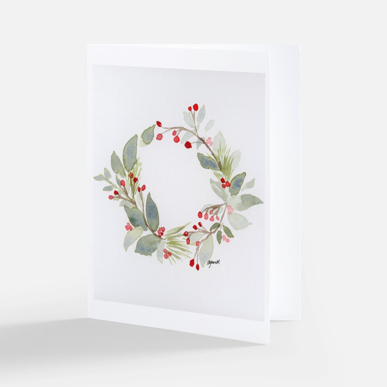Christmas Wreath Notecard