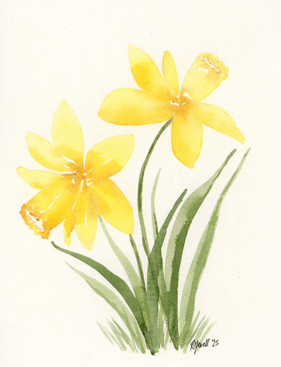 First Day of Spring- original painting