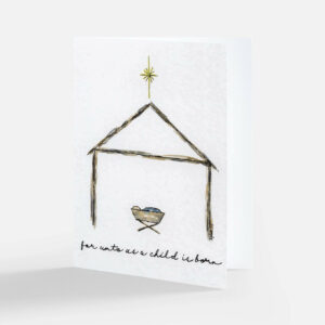 For Unto Us a Child Is Born Notecard
