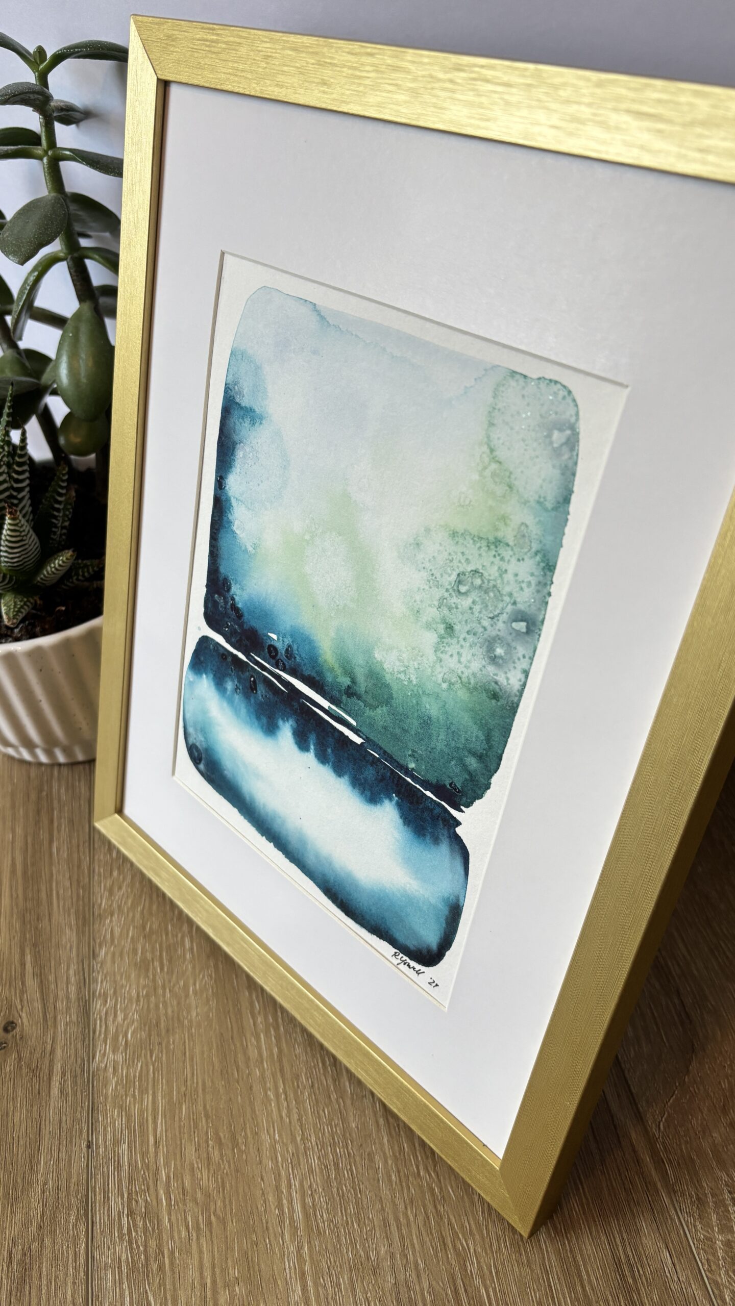 Blue Reflections- Original Painting - Image 2