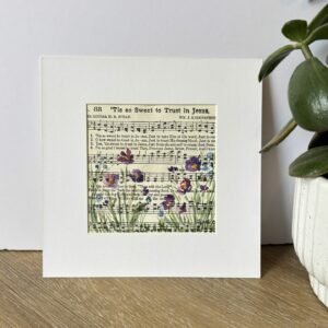 Hymnal Art: 'Tis So Sweet To Trust In Jesus
