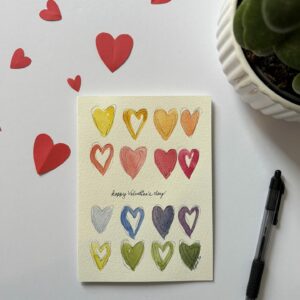 SOLD- Happy Valentine's Day Notecard